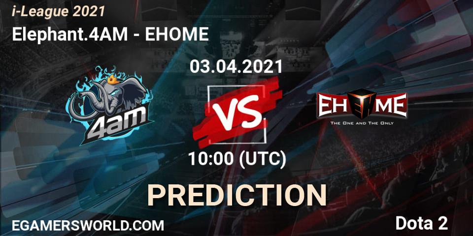 Elephant.4AM проти EHOME: Поради щодо ставок, прогнози на матчі. 03.04.2021 at 12:03. Dota 2, i-League 2021 Season 1