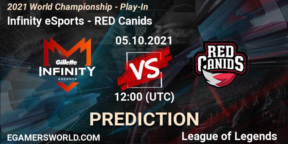 Infinity eSports проти RED Canids: Поради щодо ставок, прогнози на матчі. 05.10.2021 at 12:10. LoL, 2021 World Championship - Play-In
