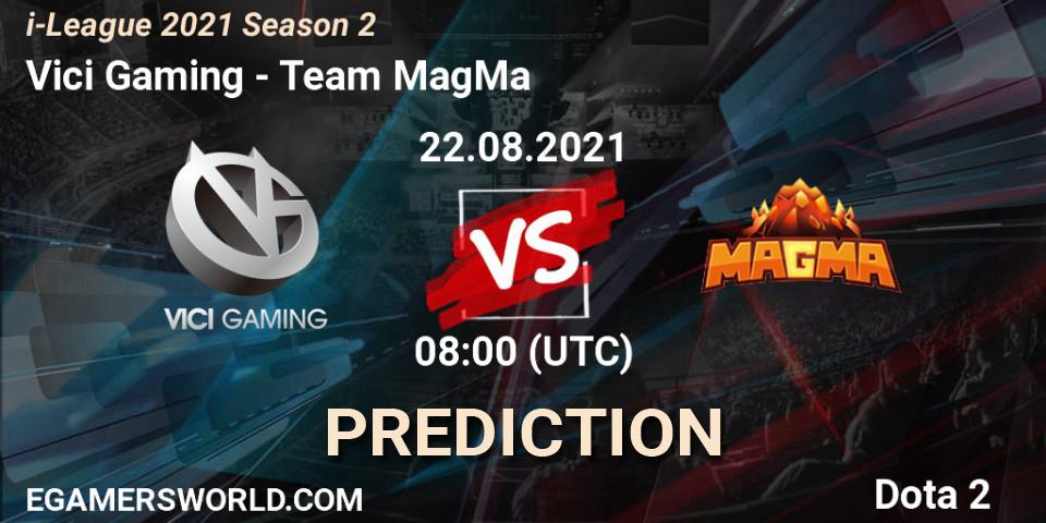 Vici Gaming проти Team MagMa: Поради щодо ставок, прогнози на матчі. 22.08.2021 at 08:04. Dota 2, i-League 2021 Season 2
