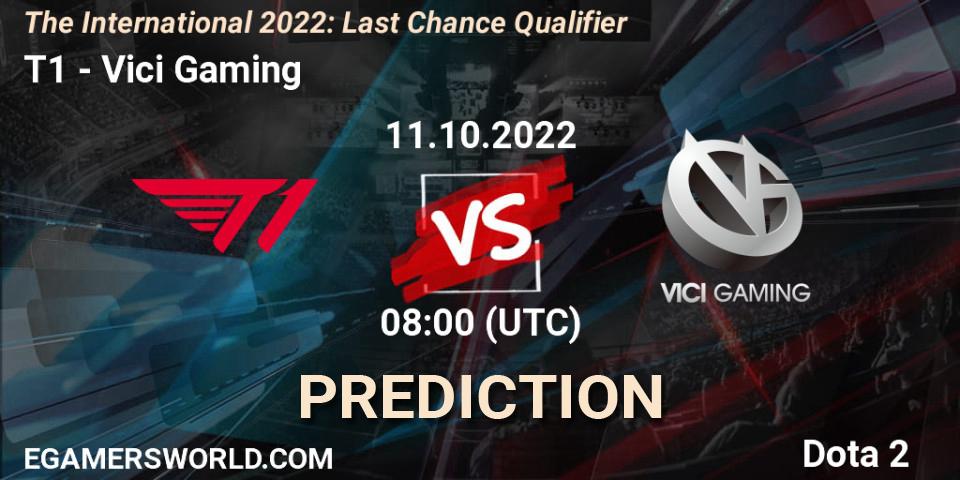 T1 проти Vici Gaming: Поради щодо ставок, прогнози на матчі. 11.10.2022 at 07:15. Dota 2, The International 2022: Last Chance Qualifier