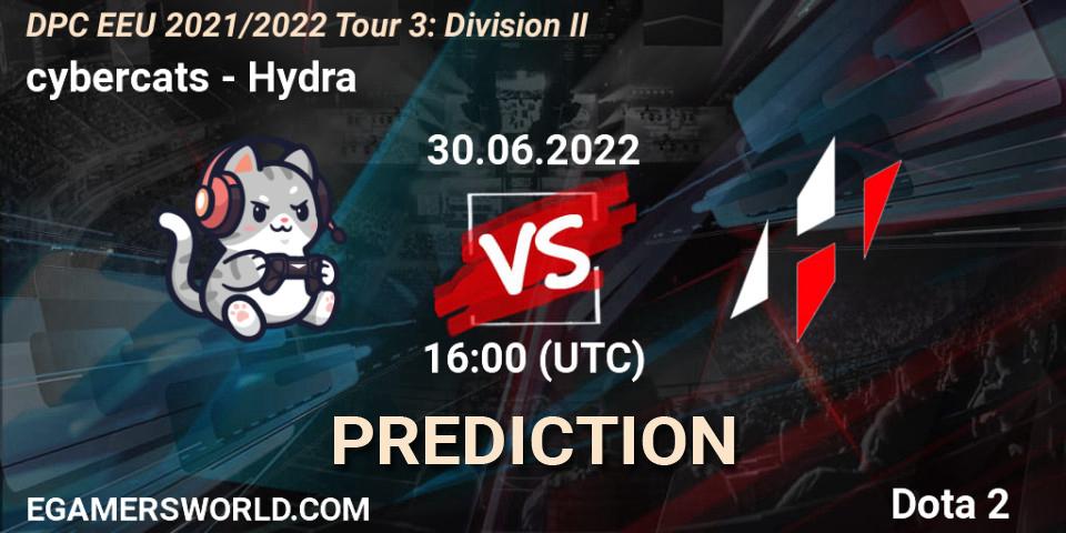 cybercats проти Hydra: Поради щодо ставок, прогнози на матчі. 30.06.2022 at 16:38. Dota 2, DPC EEU 2021/2022 Tour 3: Division II