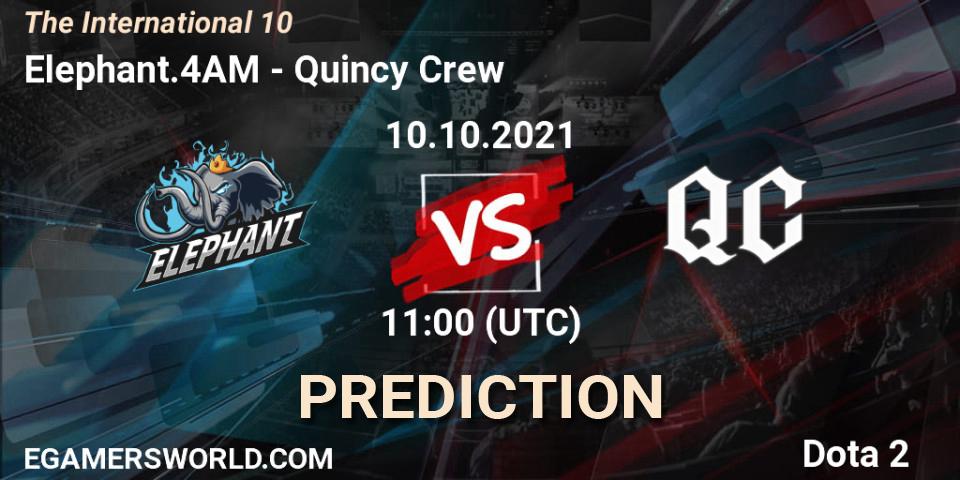 Elephant.4AM проти Quincy Crew: Поради щодо ставок, прогнози на матчі. 10.10.2021 at 10:54. Dota 2, The Internationa 2021