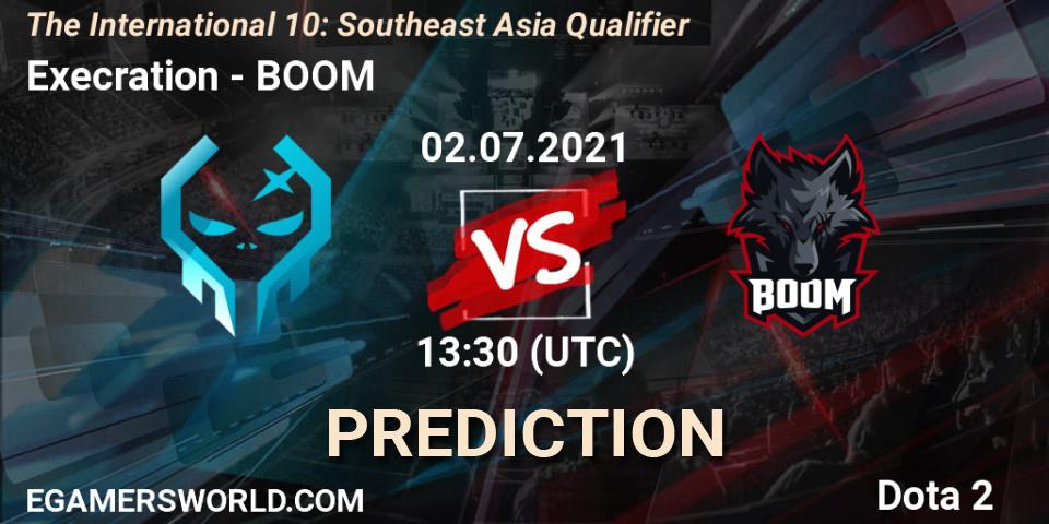 Execration проти BOOM: Поради щодо ставок, прогнози на матчі. 02.07.2021 at 14:49. Dota 2, The International 10: Southeast Asia Qualifier