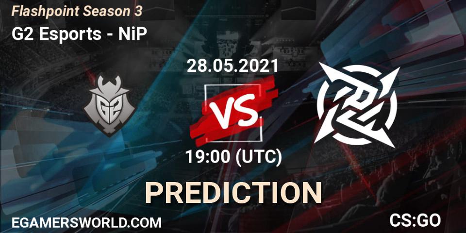 G2 Esports проти NiP: Поради щодо ставок, прогнози на матчі. 28.05.2021 at 19:00. Counter-Strike (CS2), Flashpoint Season 3