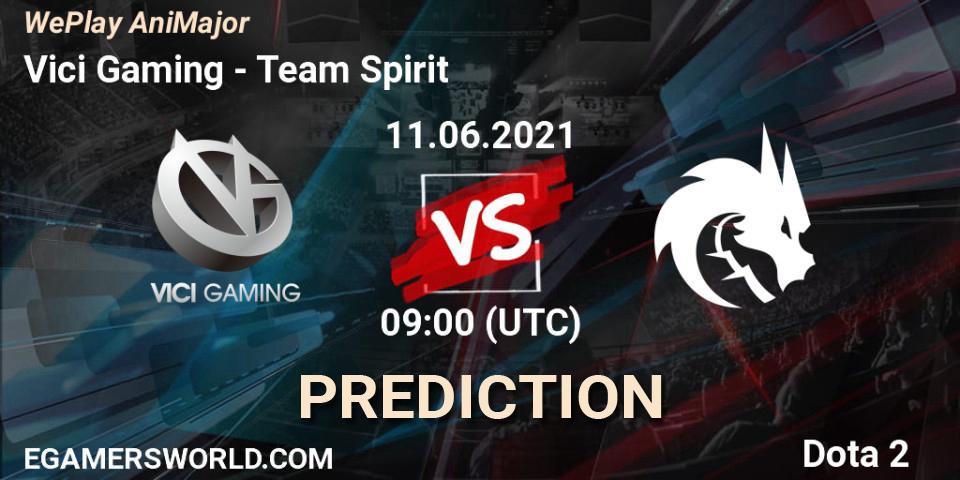 Vici Gaming проти Team Spirit: Поради щодо ставок, прогнози на матчі. 11.06.2021 at 09:00. Dota 2, WePlay AniMajor 2021