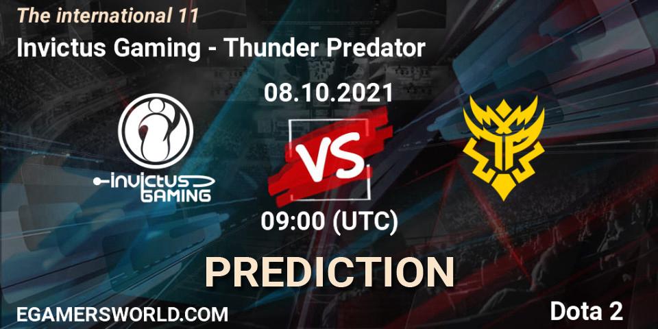 Invictus Gaming проти Thunder Predator: Поради щодо ставок, прогнози на матчі. 08.10.2021 at 10:08. Dota 2, The Internationa 2021