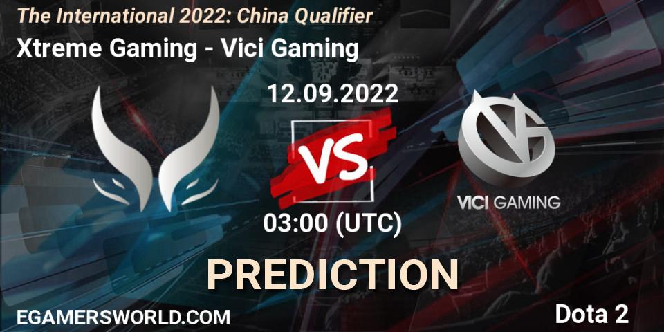 Xtreme Gaming проти Vici Gaming: Поради щодо ставок, прогнози на матчі. 12.09.2022 at 03:01. Dota 2, The International 2022: China Qualifier