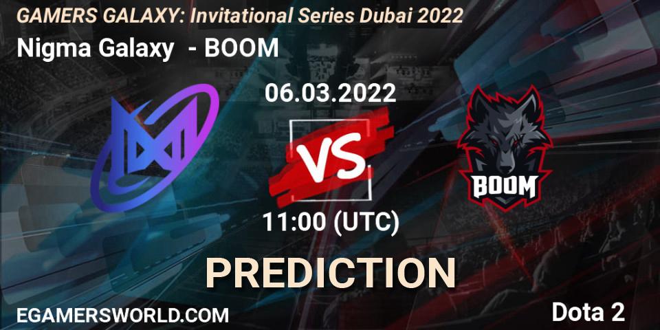 Nigma Galaxy проти BOOM: Поради щодо ставок, прогнози на матчі. 06.03.2022 at 10:54. Dota 2, GAMERS GALAXY: Invitational Series Dubai 2022