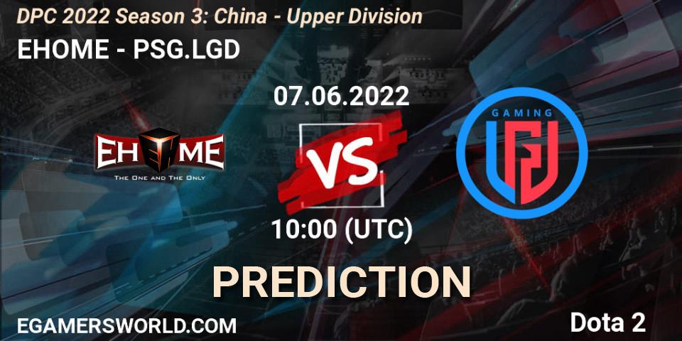 EHOME проти PSG.LGD: Поради щодо ставок, прогнози на матчі. 07.06.2022 at 10:11. Dota 2, DPC 2021/2022 China Tour 3: Division I