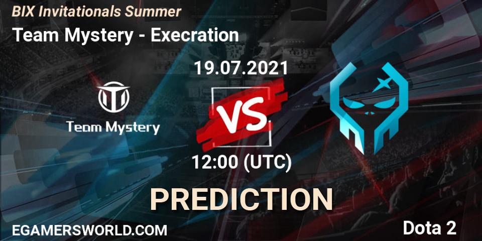 Team Mystery проти Execration: Поради щодо ставок, прогнози на матчі. 19.07.2021 at 12:29. Dota 2, BIX Invitationals Summer