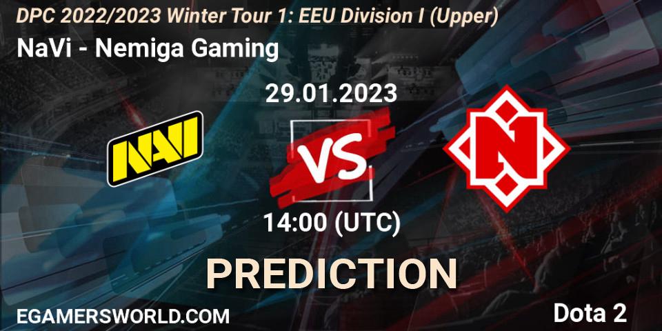 NaVi проти Nemiga Gaming: Поради щодо ставок, прогнози на матчі. 29.01.2023 at 14:02. Dota 2, DPC 2022/2023 Winter Tour 1: EEU Division I (Upper)