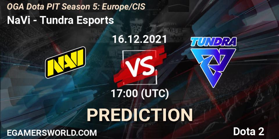 NaVi проти Tundra Esports: Поради щодо ставок, прогнози на матчі. 16.12.2021 at 17:49. Dota 2, OGA Dota PIT Season 5: Europe/CIS