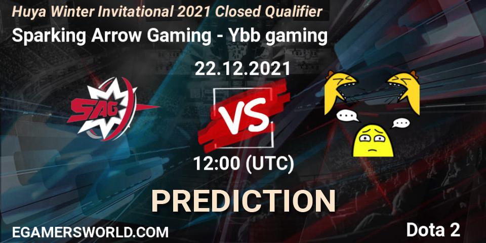 Sparking Arrow Gaming проти Ybb gaming: Поради щодо ставок, прогнози на матчі. 22.12.2021 at 12:24. Dota 2, Huya Winter Invitational 2021 Closed Qualifier
