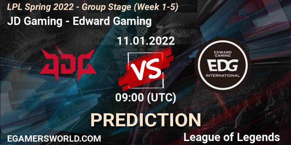 JD Gaming проти Edward Gaming: Поради щодо ставок, прогнози на матчі. 11.01.2022 at 09:00. LoL, LPL Spring 2022 - Group Stage (Week 1-5)