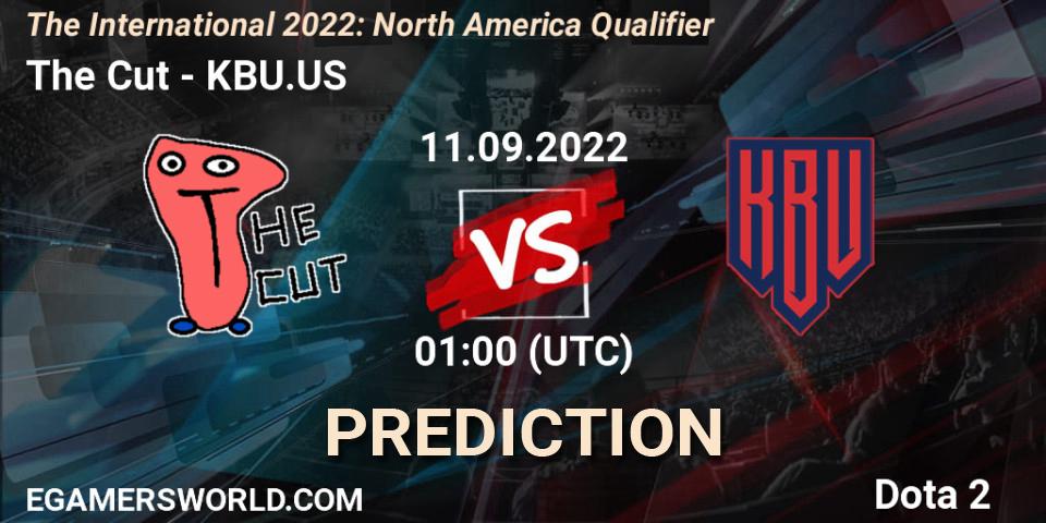 The Cut проти KBU.US: Поради щодо ставок, прогнози на матчі. 11.09.2022 at 01:20. Dota 2, The International 2022: North America Qualifier