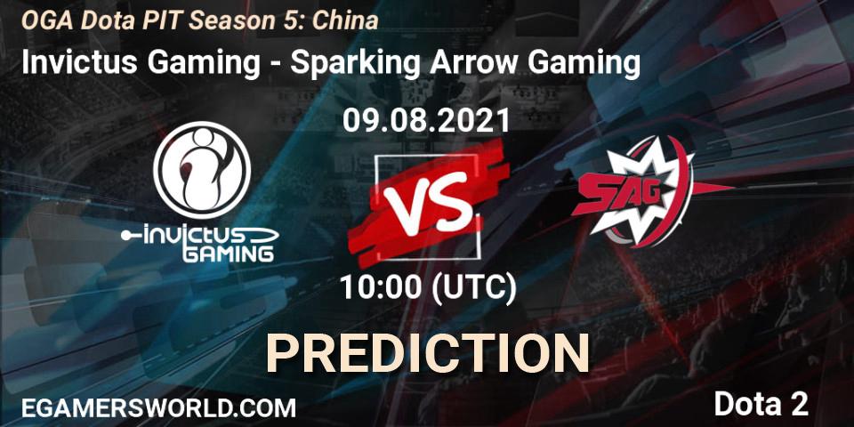 Invictus Gaming проти Sparking Arrow Gaming: Поради щодо ставок, прогнози на матчі. 09.08.2021 at 09:39. Dota 2, OGA Dota PIT Season 5: China