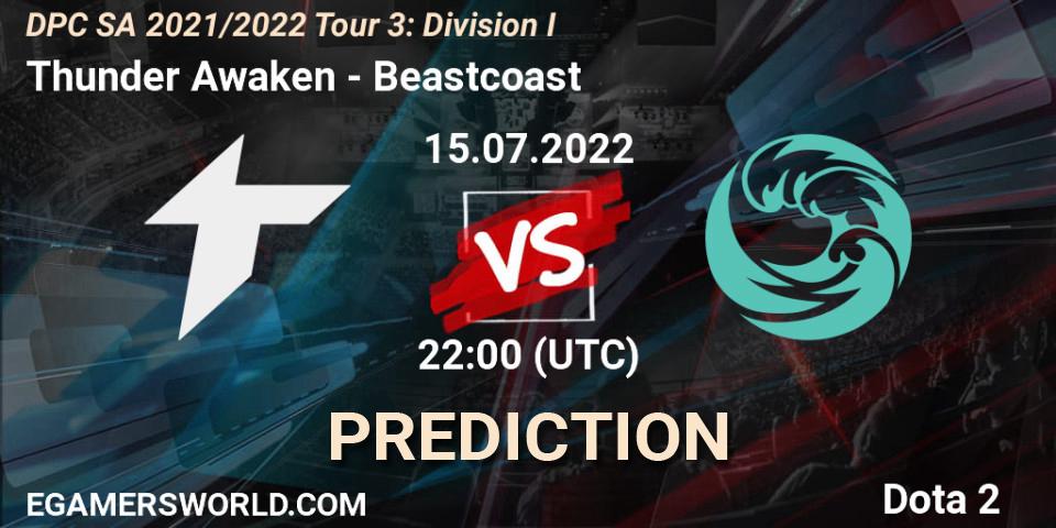 Thunder Awaken проти Beastcoast: Поради щодо ставок, прогнози на матчі. 15.07.2022 at 22:04. Dota 2, DPC SA 2021/2022 Tour 3: Division I