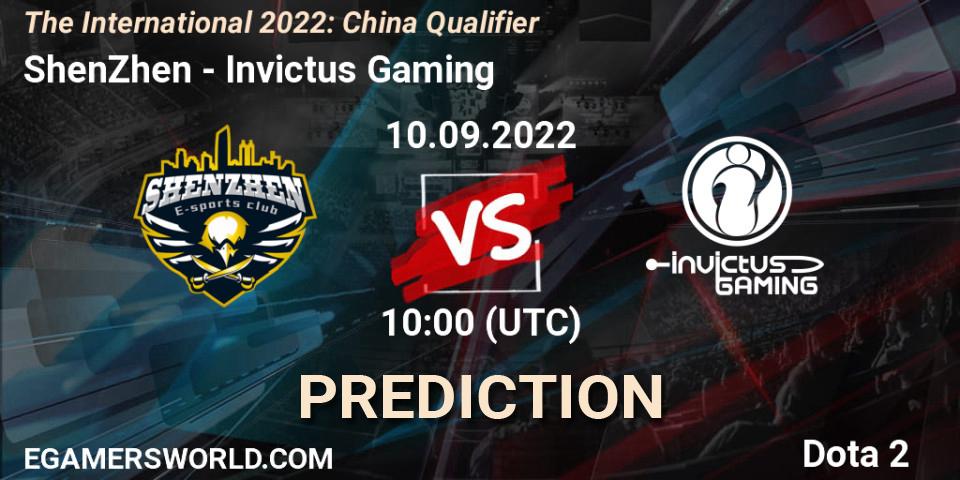 ShenZhen проти Invictus Gaming: Поради щодо ставок, прогнози на матчі. 10.09.2022 at 07:55. Dota 2, The International 2022: China Qualifier