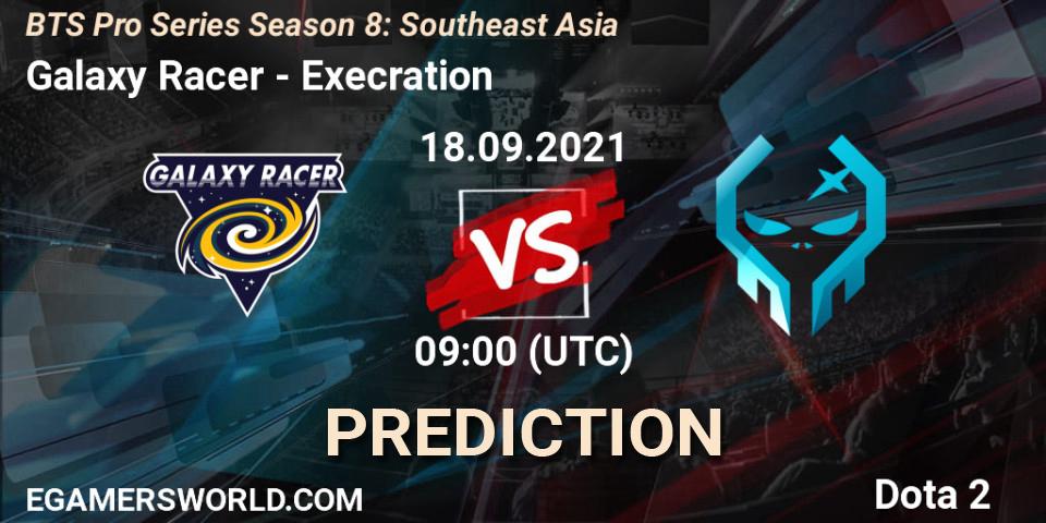 Galaxy Racer проти Execration: Поради щодо ставок, прогнози на матчі. 18.09.2021 at 09:09. Dota 2, BTS Pro Series Season 8: Southeast Asia