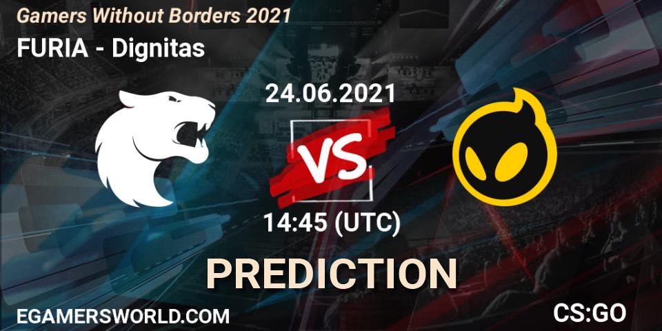 FURIA проти Dignitas: Поради щодо ставок, прогнози на матчі. 24.06.2021 at 14:45. Counter-Strike (CS2), Gamers Without Borders 2021
