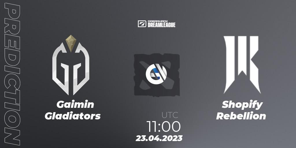 Gaimin Gladiators проти Shopify Rebellion: Поради щодо ставок, прогнози на матчі. 23.04.2023 at 10:55. Dota 2, DreamLeague Season 19