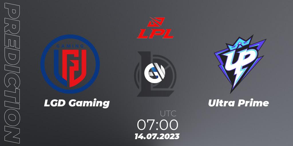 LGD Gaming проти Ultra Prime: Поради щодо ставок, прогнози на матчі. 14.07.2023 at 07:00. LoL, LPL Summer 2023 Regular Season