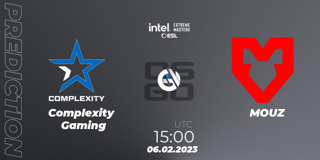 Complexity Gaming проти MOUZ: Поради щодо ставок, прогнози на матчі. 06.02.2023 at 15:40. Counter-Strike (CS2), IEM Katowice 2023