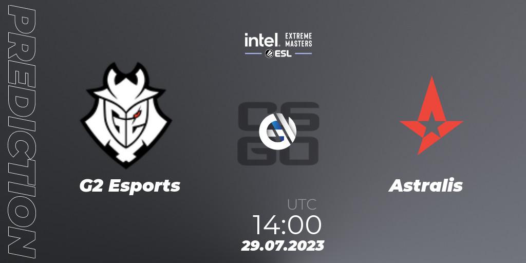 G2 Esports проти Astralis: Поради щодо ставок, прогнози на матчі. 29.07.2023 at 14:45. Counter-Strike (CS2), IEM Cologne 2023