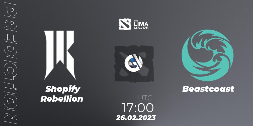 Shopify Rebellion проти Beastcoast: Поради щодо ставок, прогнози на матчі. 26.02.2023 at 17:27. Dota 2, The Lima Major 2023