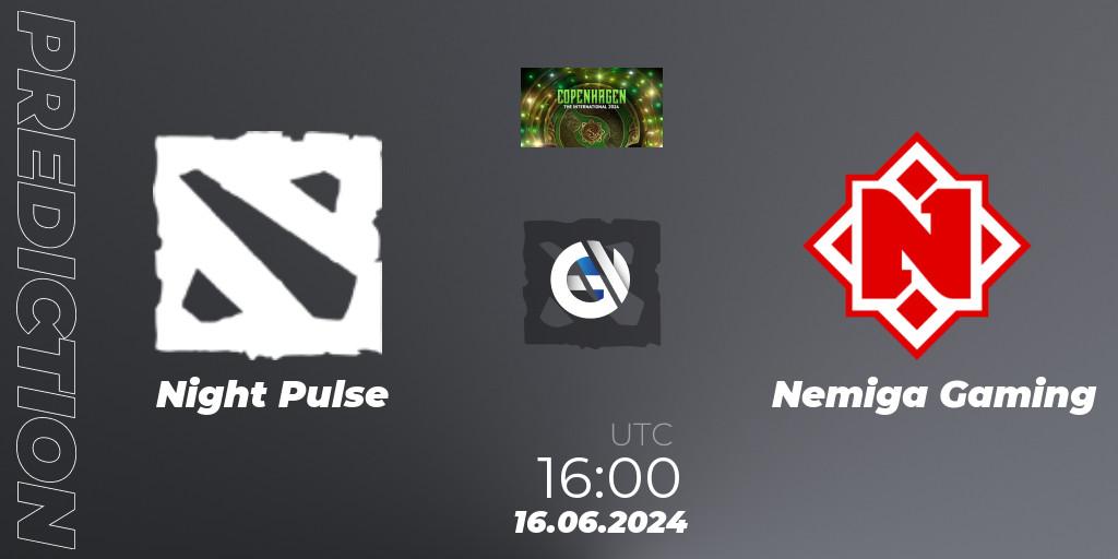 Night Pulse проти Nemiga Gaming: Поради щодо ставок, прогнози на матчі. 16.06.2024 at 16:00. Dota 2, The International 2024: Eastern Europe Closed Qualifier