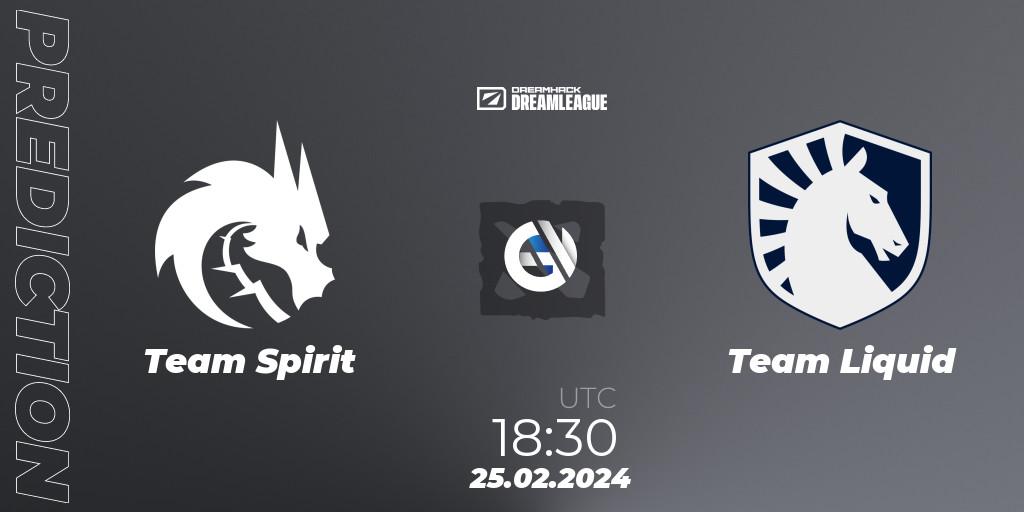 Team Spirit проти Team Liquid: Поради щодо ставок, прогнози на матчі. 25.02.2024 at 18:51. Dota 2, DreamLeague Season 22