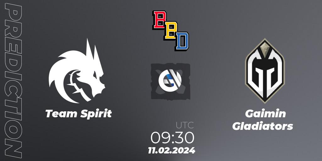 Team Spirit проти Gaimin Gladiators: Поради щодо ставок, прогнози на матчі. 11.02.2024 at 09:02. Dota 2, BetBoom Dacha Dubai 2024