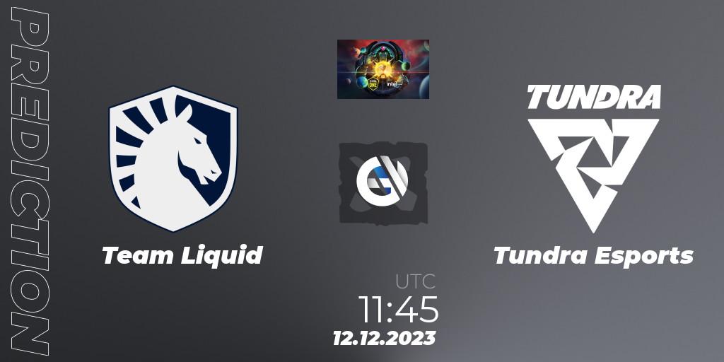Team Liquid проти Tundra Esports: Поради щодо ставок, прогнози на матчі. 12.12.2023 at 12:45. Dota 2, ESL One - Kuala Lumpur 2023