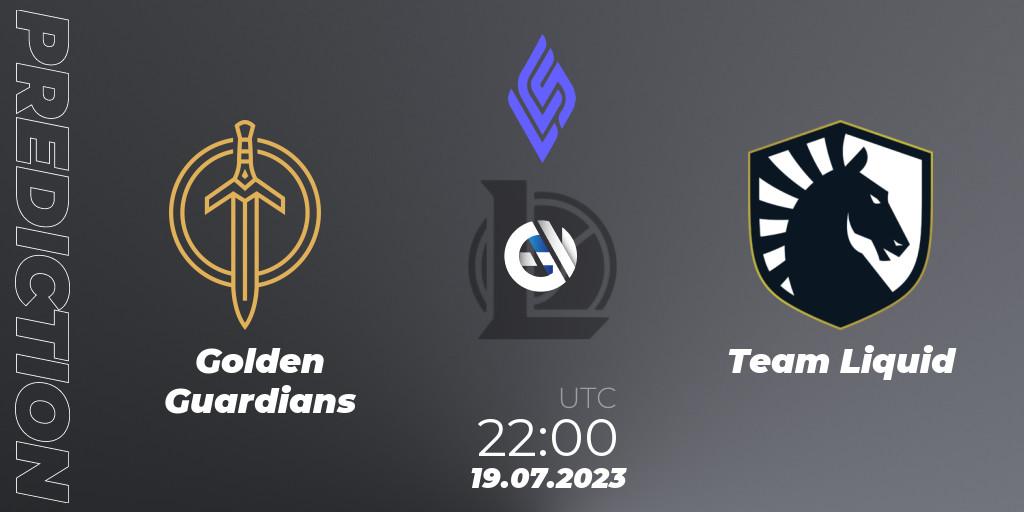 Golden Guardians проти Team Liquid: Поради щодо ставок, прогнози на матчі. 19.07.2023 at 22:00. LoL, LCS Summer 2023 - Group Stage