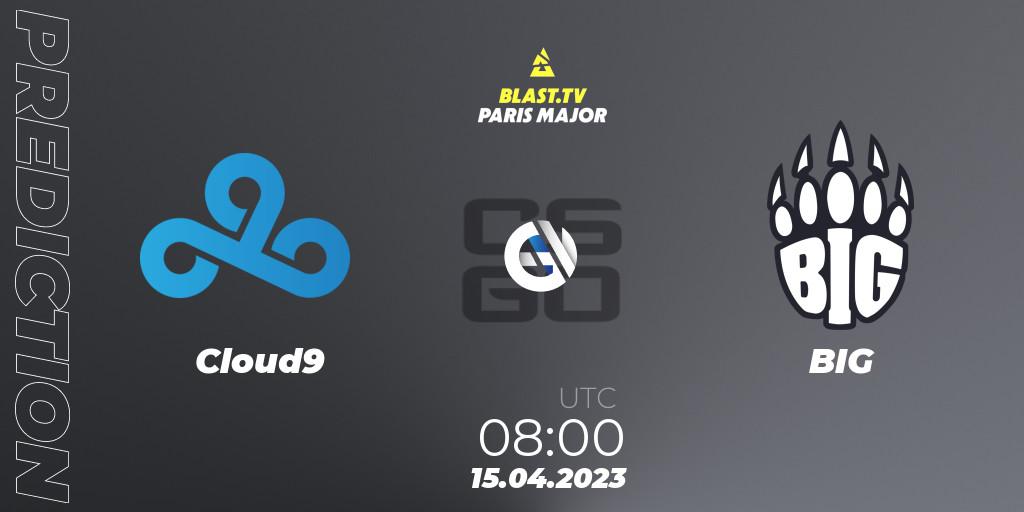 Cloud9 проти BIG: Поради щодо ставок, прогнози на матчі. 15.04.2023 at 08:00. Counter-Strike (CS2), BLAST.tv Paris Major 2023 Challengers Stage Europe Last Chance Qualifier
