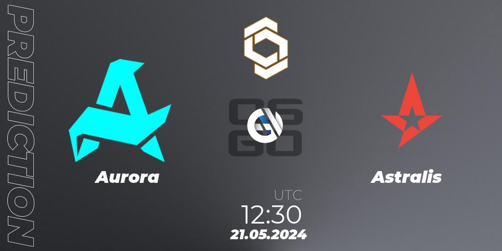 Aurora проти Astralis: Поради щодо ставок, прогнози на матчі. 21.05.2024 at 12:30. Counter-Strike (CS2), CCT Global Finals