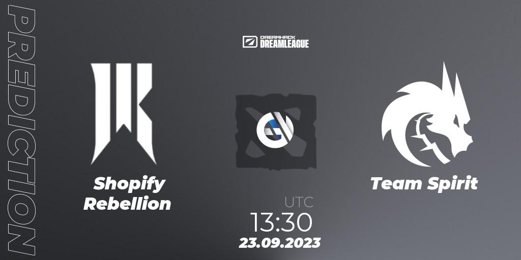 Shopify Rebellion проти Team Spirit: Поради щодо ставок, прогнози на матчі. 23.09.2023 at 13:34. Dota 2, DreamLeague Season 21