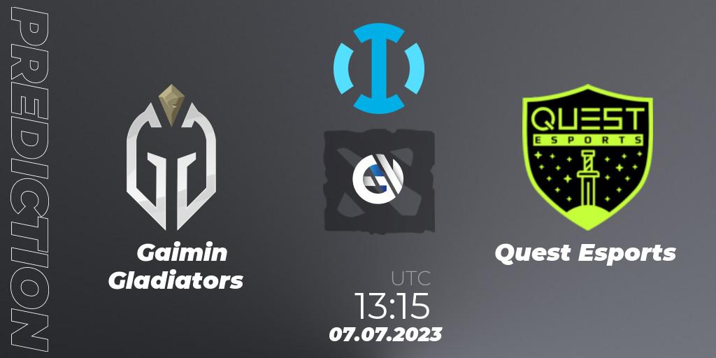 Gaimin Gladiators проти PSG Quest: Поради щодо ставок, прогнози на матчі. 07.07.2023 at 13:06. Dota 2, The Bali Major 2023