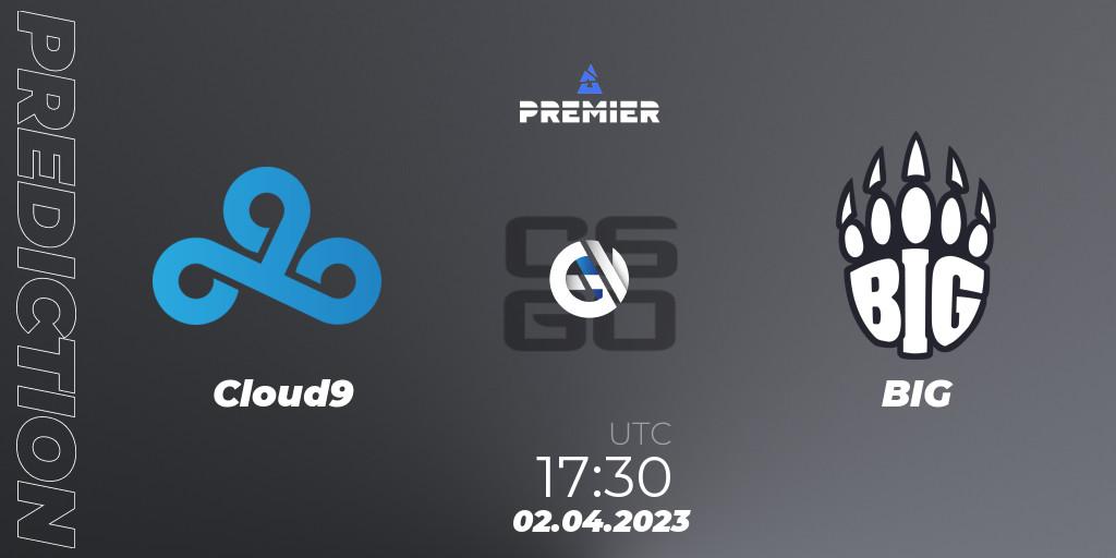 Cloud9 проти BIG: Поради щодо ставок, прогнози на матчі. 02.04.2023 at 17:30. Counter-Strike (CS2), BLAST Premier: Spring Showdown 2023 Europe