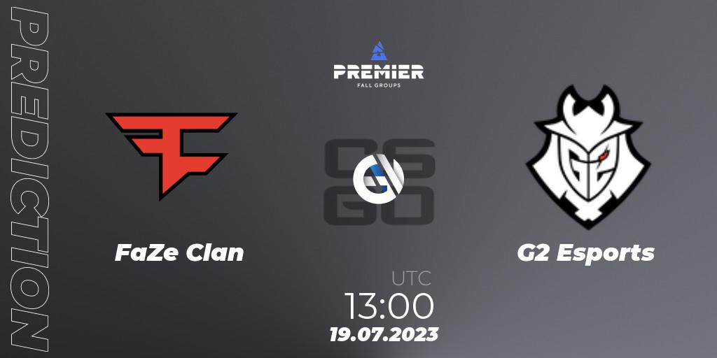 FaZe Clan проти G2 Esports: Поради щодо ставок, прогнози на матчі. 19.07.2023 at 13:00. Counter-Strike (CS2), BLAST Premier Fall Groups 2023