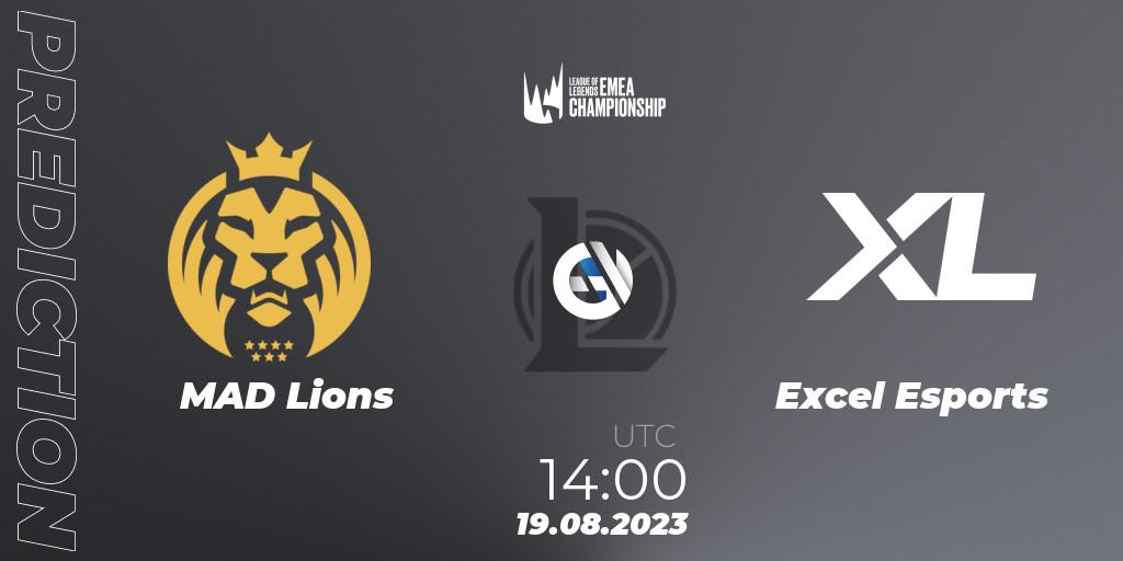 MAD Lions проти Excel Esports: Поради щодо ставок, прогнози на матчі. 19.08.2023 at 14:00. LoL, LEC Finals 2023