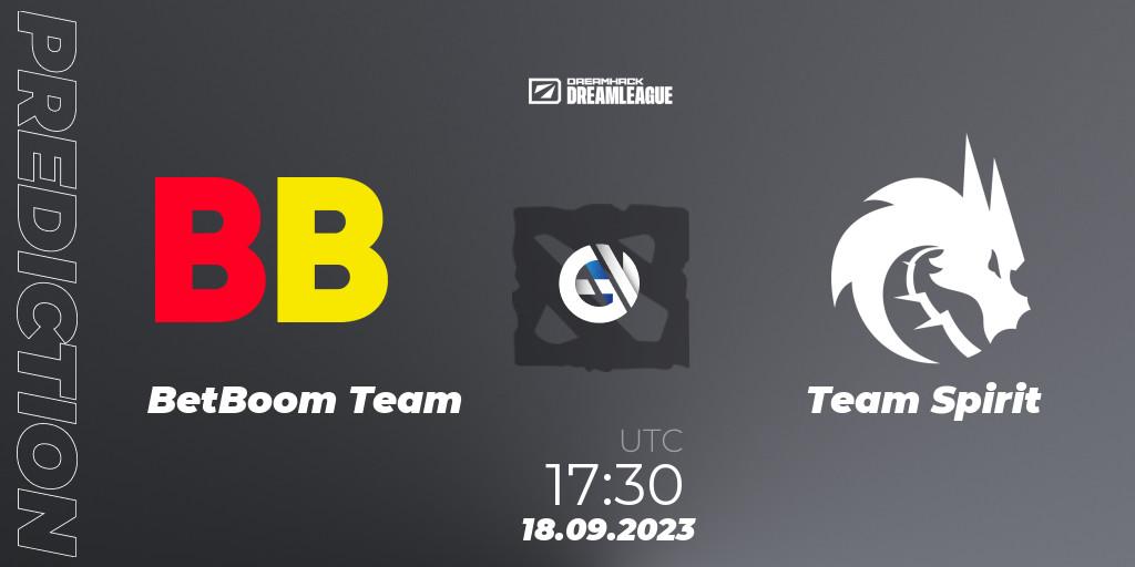 BetBoom Team проти Team Spirit: Поради щодо ставок, прогнози на матчі. 18.09.2023 at 17:45. Dota 2, DreamLeague Season 21