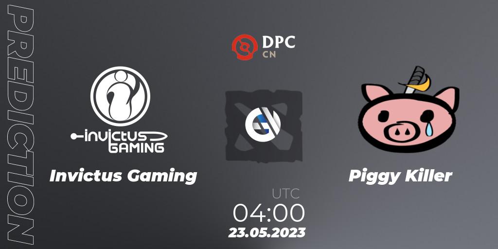 Invictus Gaming проти Piggy Killer: Поради щодо ставок, прогнози на матчі. 23.05.2023 at 04:04. Dota 2, DPC 2023 Tour 3: CN Division I (Upper)