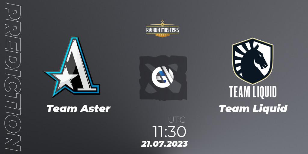 Team Aster проти Team Liquid: Поради щодо ставок, прогнози на матчі. 21.07.2023 at 12:06. Dota 2, Riyadh Masters 2023 - Group Stage