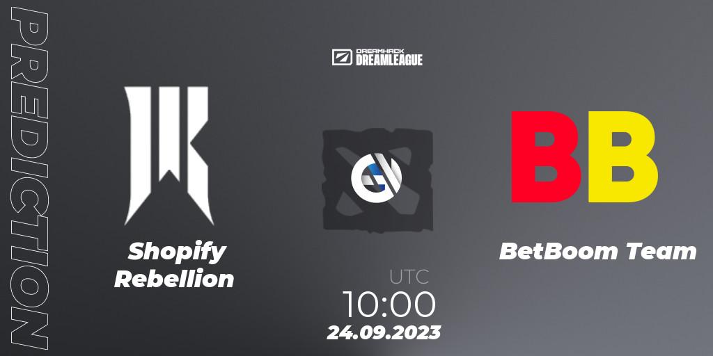 Shopify Rebellion проти BetBoom Team: Поради щодо ставок, прогнози на матчі. 24.09.2023 at 09:56. Dota 2, DreamLeague Season 21