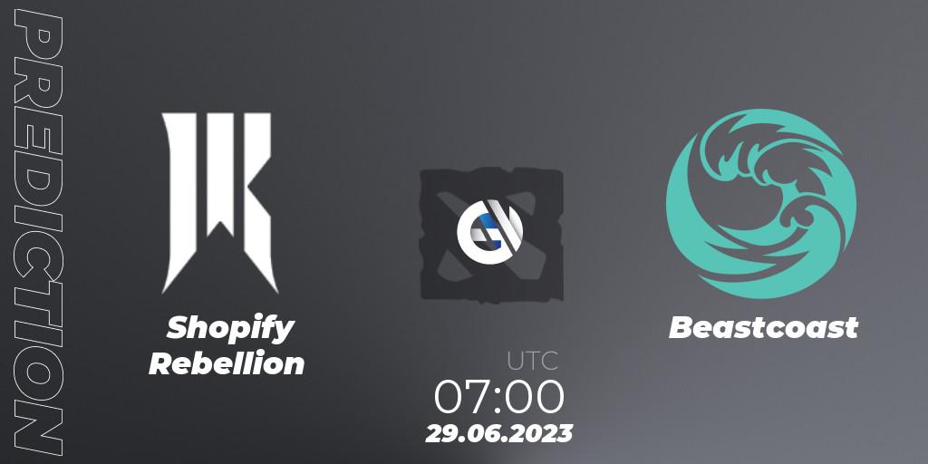 Shopify Rebellion проти Beastcoast: Поради щодо ставок, прогнози на матчі. 29.06.2023 at 07:13. Dota 2, Bali Major 2023 - Group Stage