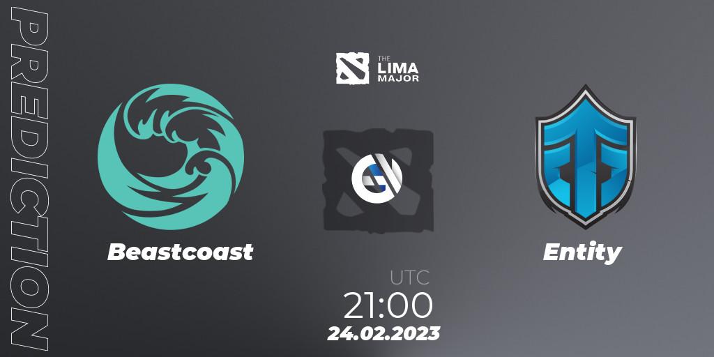 Beastcoast проти Entity: Поради щодо ставок, прогнози на матчі. 24.02.2023 at 23:05. Dota 2, The Lima Major 2023