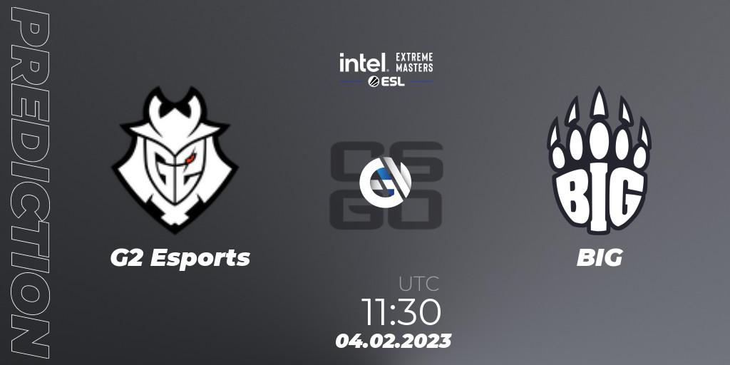 G2 Esports проти BIG: Поради щодо ставок, прогнози на матчі. 04.02.2023 at 11:30. Counter-Strike (CS2), IEM Katowice 2023