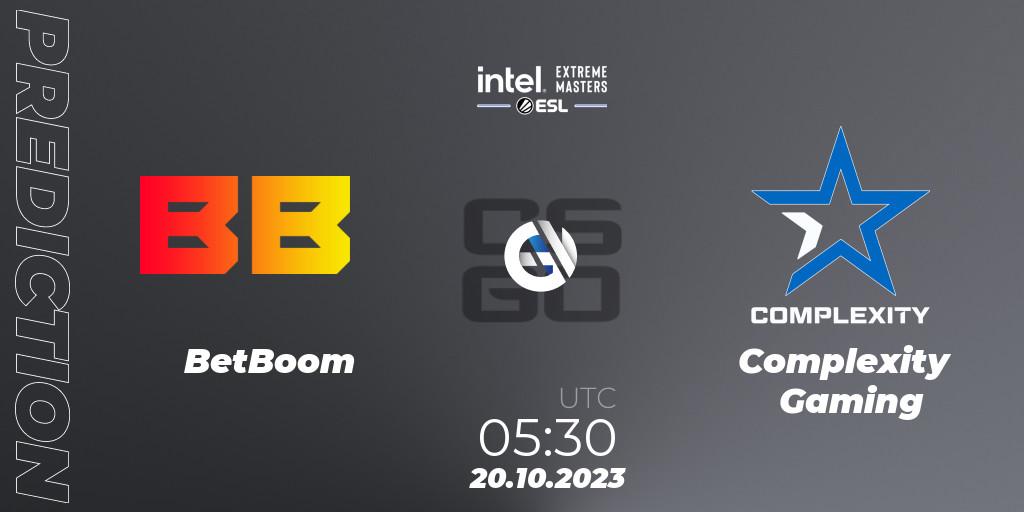 BetBoom проти Complexity Gaming: Поради щодо ставок, прогнози на матчі. 20.10.2023 at 05:30. Counter-Strike (CS2), IEM Sydney 2023