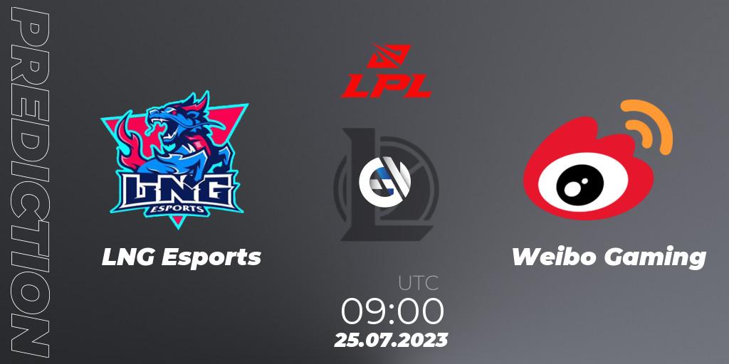 LNG Esports проти Weibo Gaming: Поради щодо ставок, прогнози на матчі. 25.07.2023 at 09:00. LoL, LPL Summer 2023 - Playoffs